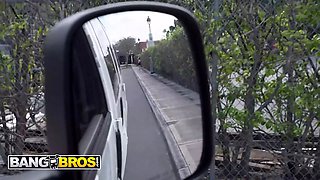 Bangbros - anna cummings boards the fuck bus and gets her asshole spread by a large dick