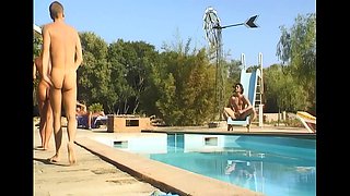 Two Hot Lesbian Eat Each Other's Pussy and Fuck Big Cocks