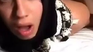 Hijab whore gets fucked by her haram boyfriend