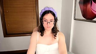 Amateur striptease and Solo masturbation