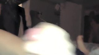 tight grip homemade handjob jerk off and cumshot small hands