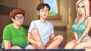 Cartoon fantasy with Naruto and Ivanka Trump in a wild cartoon sex party