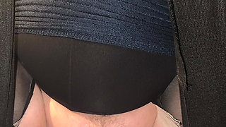 I continue to press my horny cunt into the face of the submissive bastard