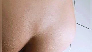 Blonde tight pussy babe solo toy fun in glamour masturbation