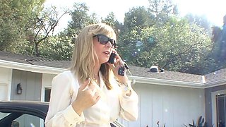 Brunette milf gaping ass drilled hardcore