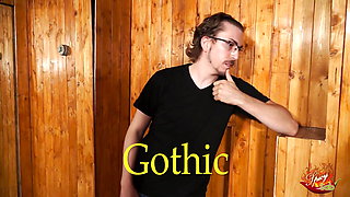 Hot Vita Marshall Sucks Gothic Voyeur's Cock Hard at the Gym