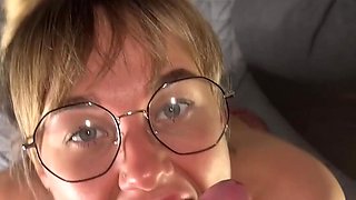 He always gets a blowjob before and after work