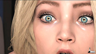 Thick PAWG Gets an Extreme Creampie From Her Futa Boss