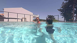 Underwater Anal Fuck with Her New Toyboy