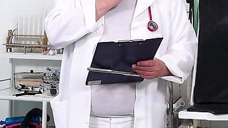 Physical and Pussy Exam of Hot Mature Victoria Hope