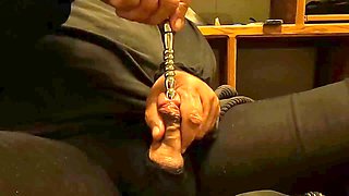 Cock sounding cum, urethral fuck, cock sounding