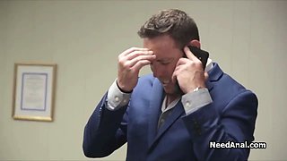 Unboxing and fucking an anal bride to be