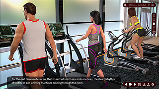 Whispers of Desire 7 Sarah and Alex Went to the Gym with Jessica