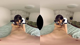 Full Mast Blowjob By Questionably Innocent Schoolgirl - Japanese Blowjob Pov