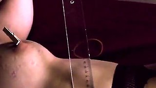 Pleasure Until Naughty Masochist Squirts - Chained to a Table