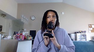 Sensual ASMR mic licking session with Sophy