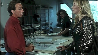 Moana Pozzi, the Architect and His Secretary: Threesome Fuck in the Office