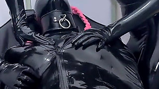 Two Alien Dommes Transforming Boy to Alien Rubber Sissy