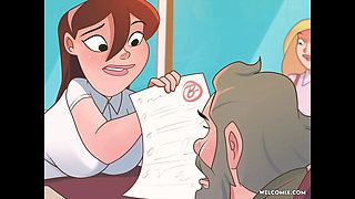 The slutty college girl - The Naughty Home Animation