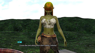 Lana the Monster Girl Loses Her Virginity to Human - Henry's Adventures 3D Hentai Gameplay