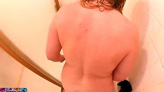 Busty Stepsister Erin Electra Begs for Stepbrother's Big Cock in Shower