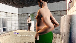 Ebony Teen Blows Fat White Loser-bound by Lust #5- Gameplay