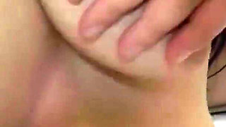 Bbw is blowing big and hard cock in the bathroom