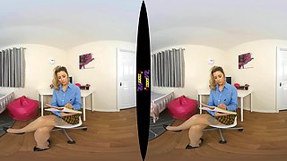 Home Work - Big Tits Schoolgirl Sex Striptease - Sexlikereal