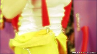 Your Cock Is On Fire With Keiran Lee, Sammie Spades - Brazzers