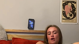 Watch this 19 y.o tattooed goth fingers in and dildo slow then harder