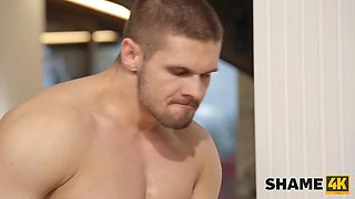 SHAME4K. Whore Texas Patti loves to suck cocks behind a fence and cheat on her husband