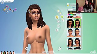 Lana Rhoads from The Sims 4 gets naughty at the gym