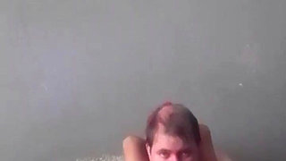 Old Man Eating 18 Year Old Petite Teen's Pussy and Gets Handjob