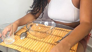 Feeding My Slave Piss Seasoned Noodles