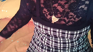 Step Brother Did Hardcore Fuck Seeing Step Sister-in-law Alone in the Room