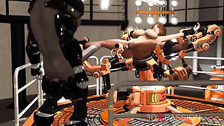 Flattering siren's 3d porn movie