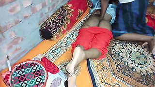 New Married Couple Having Romantic Sex