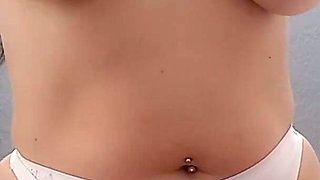Curvy MILF Playing with Her Tits