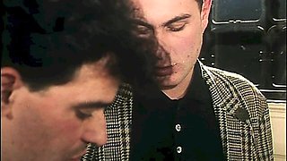 90's College: 3 Way Sex in Gym Locker Room