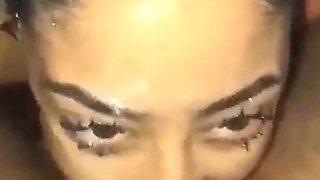 Her throat is insane, NO gag reflex and those sloppy sounds
