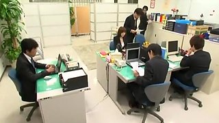 Horny Japanese chick Yuma Asami in Amazing Secretary JAV clip