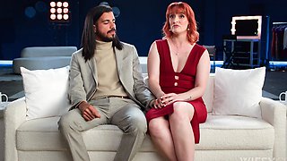 Sheem and Queen Mirage fuck her bald pussy in a hardcore interracial scene