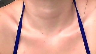 Sophia Smith's Slippery Bath Tease: Bikini off, Pussy Oiled up Close