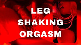 BBW Fe Hendrix Has Multiple Leg Shaking Orgasms With 2 Toys