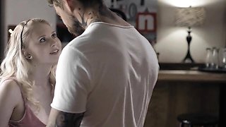 Virgin Lily take Dean's cock deep in her pussy until he cums