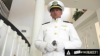 OUT OF THE FAMILY - Maya Bijou Fucks Her Military Stepdad In Wild Interracial Hardcore Session