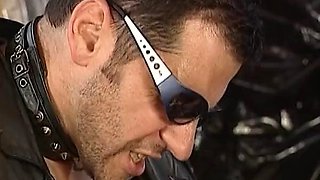 Big boobed German whore assfucked and dominated in BDSM orgy