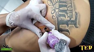Hot Brazilian Teen with Tattoos - Official Tattooed Angel Fucks Hard