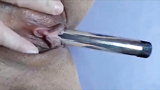 Step sister use finger in washroom