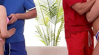 Athletic, Kinky, and Flexible - There's Room in Coco Lovelock's Wet Pussy for a Foursome